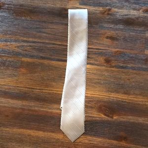 Silver Striped Van Heusen Tie